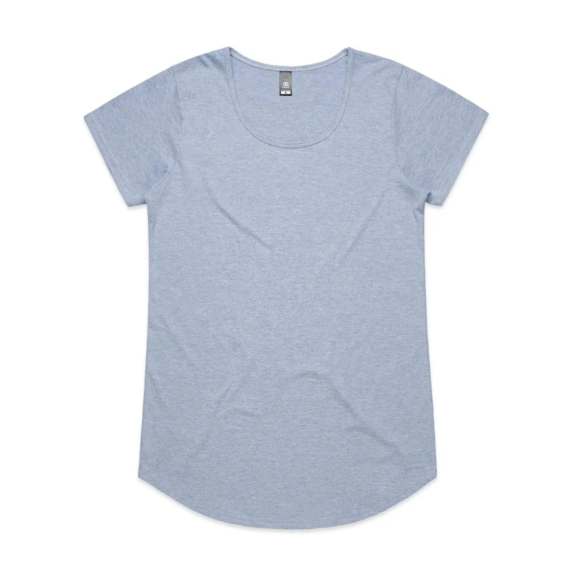 As Colour Women's mali tee 4008 Casual Wear As Colour LIGHT BLUE MARLE XSM